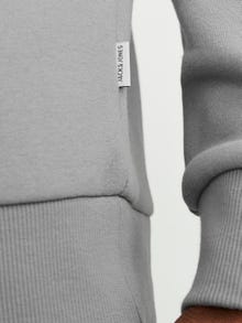 Jack & Jones Effen Sweatshirt met ronde hals -Ultimate Grey - 12249341