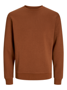 Jack & Jones Sweat-shirt Uni -Mocha Bisque - 12249341