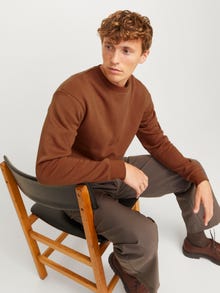 Jack & Jones Sweat-shirt Uni -Mocha Bisque - 12249341