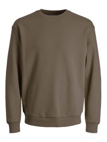 Jack & Jones Effen Sweatshirt met ronde hals -Bungee Cord - 12249341