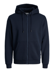 Plain Zip Hoodie