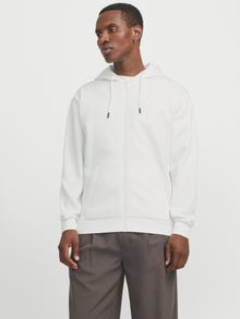 Jack & Jones Effen Hoodie met rits -Cloud Dancer - 12249342