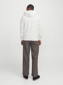 Jack & Jones Effen Hoodie met rits -Cloud Dancer - 12249342