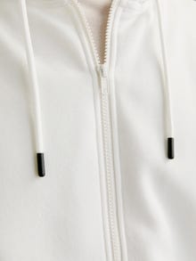 Jack & Jones Effen Hoodie met rits -Cloud Dancer - 12249342