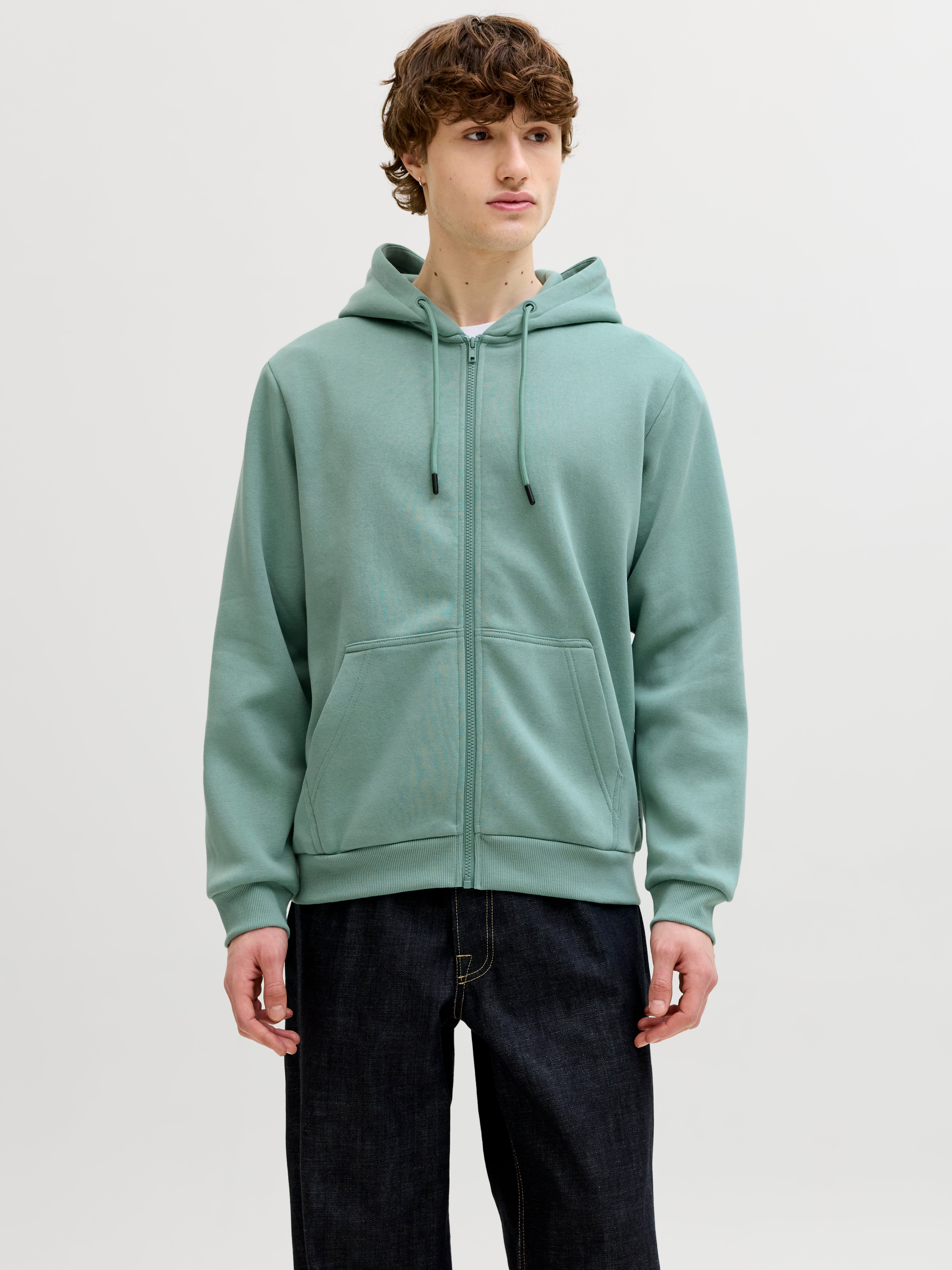 Thumbnail - Einfarbig Kapuzenjacke