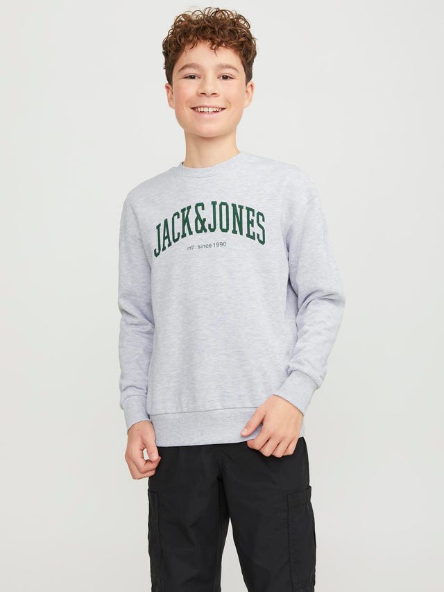 Jack & Jones Gedrukt Sweatshirt met ronde hals Voor jongens - 12249347