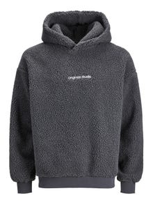 Jack & Jones Vanlig Hettegenser -Asphalt - 12249364