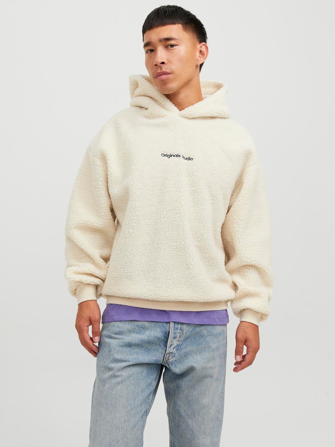 Sweat À Capuche Peluche - Jack & Jones - Modalova