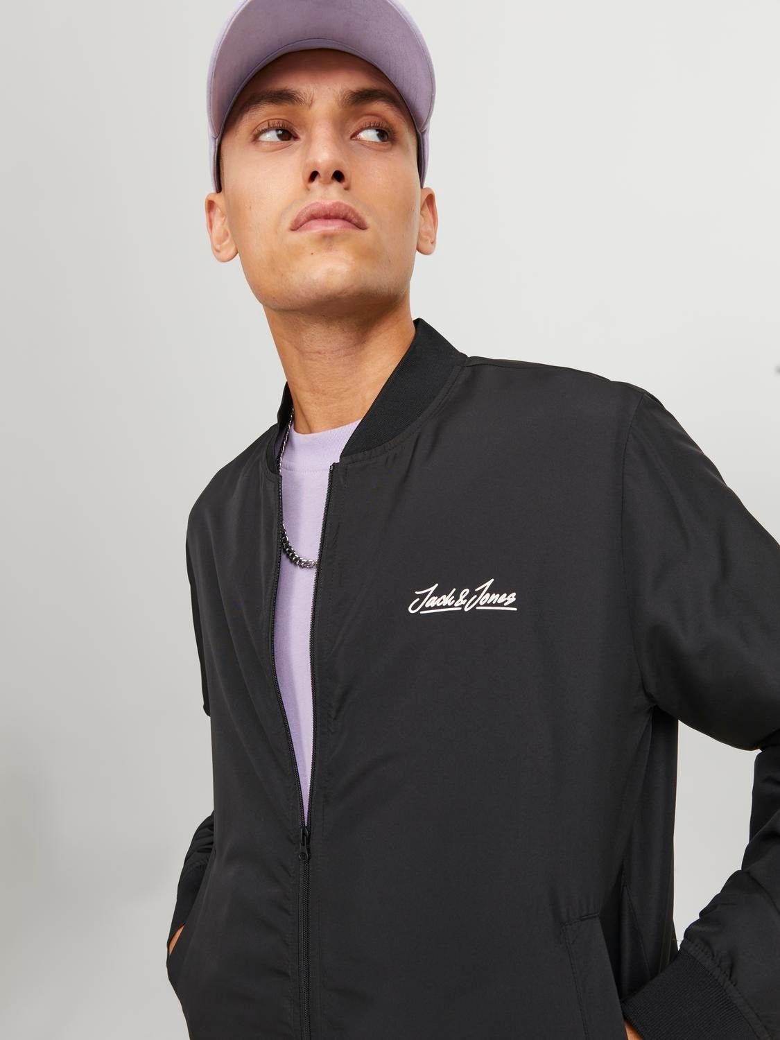 Bomber jacket Black Jack Jones