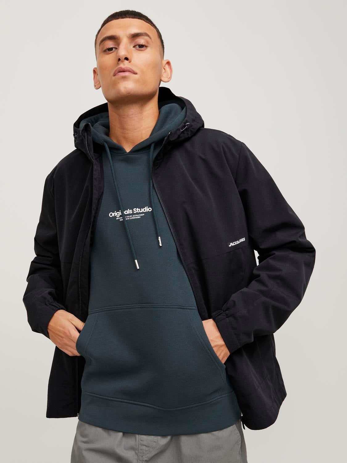 Jack and clearance jones hooded jacket