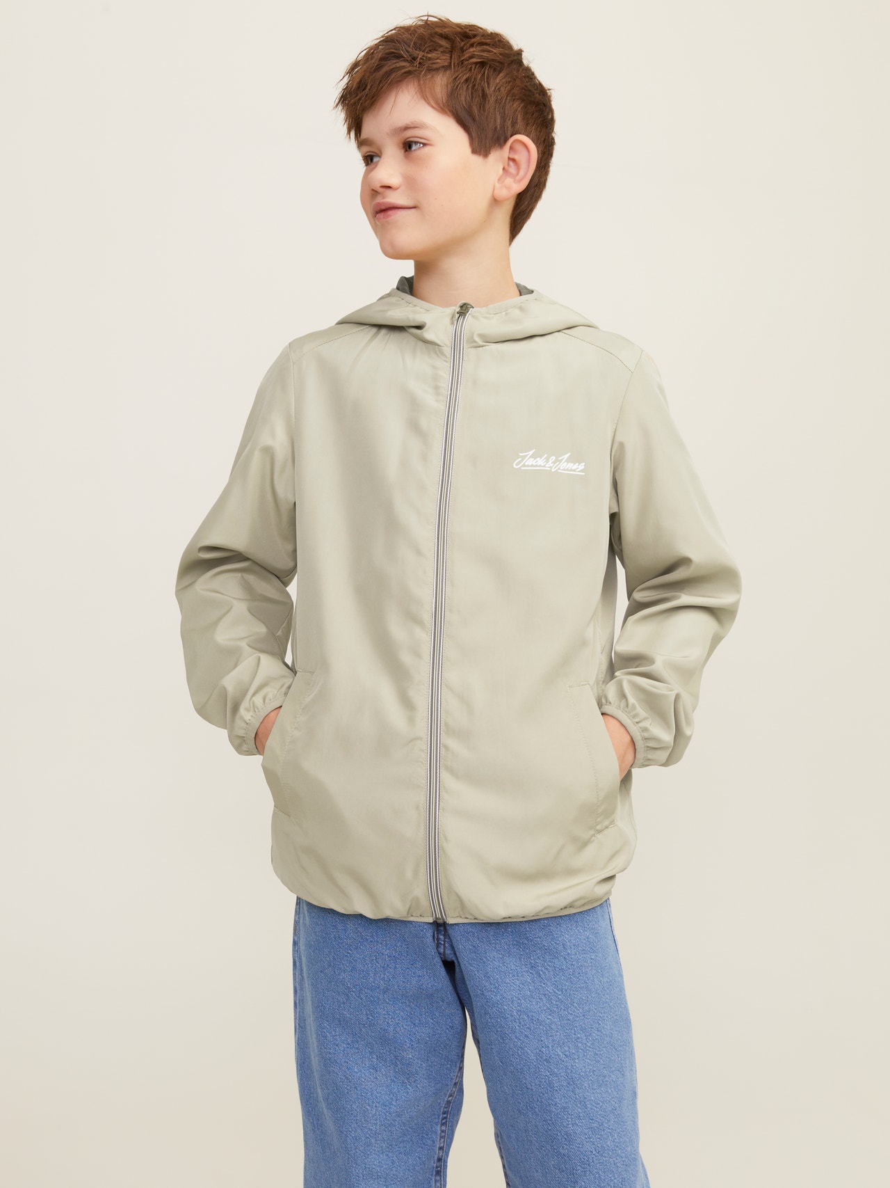 Jack & Jones Softshell bunda Junior -Crockery - 12249438