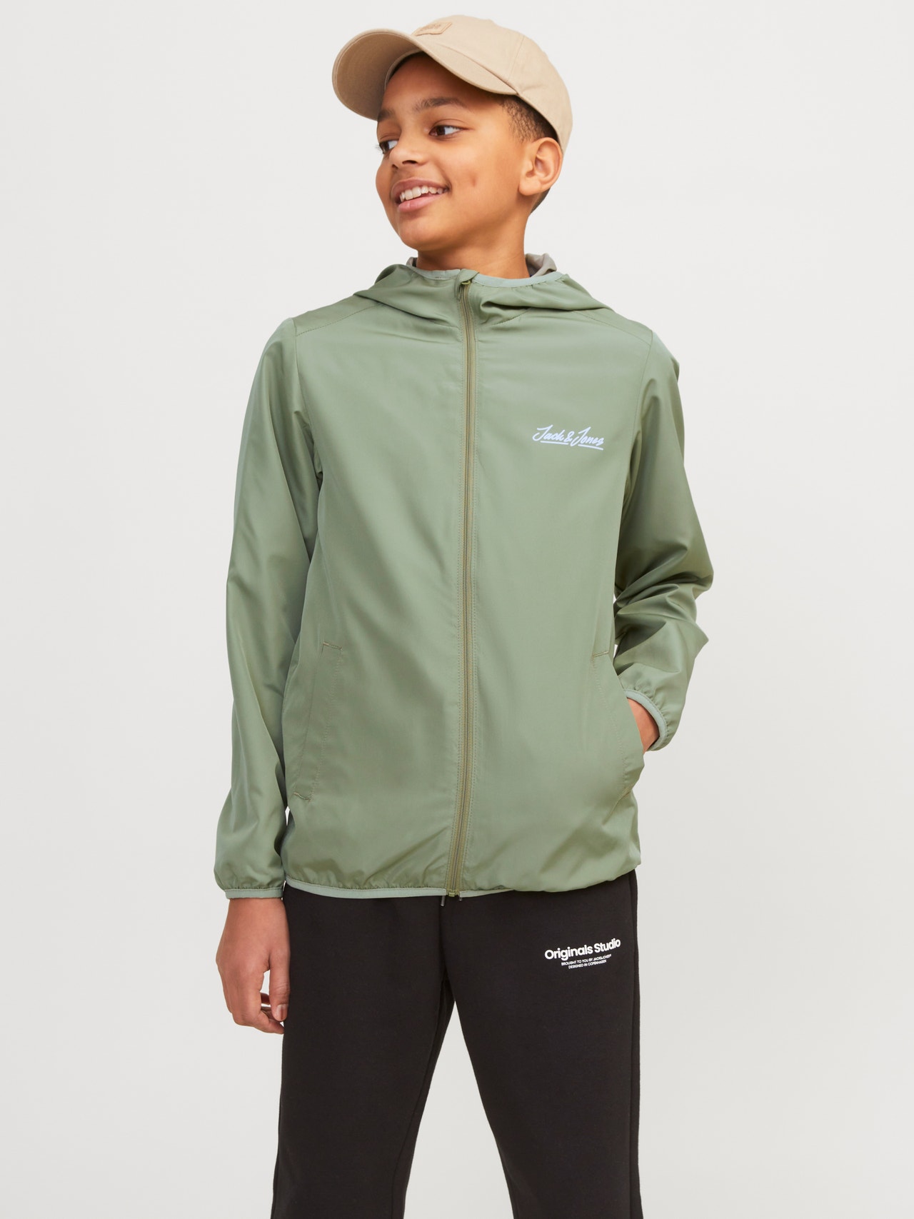 Jack & Jones Giacca softshell Per Bambino -Oil Green - 12249438