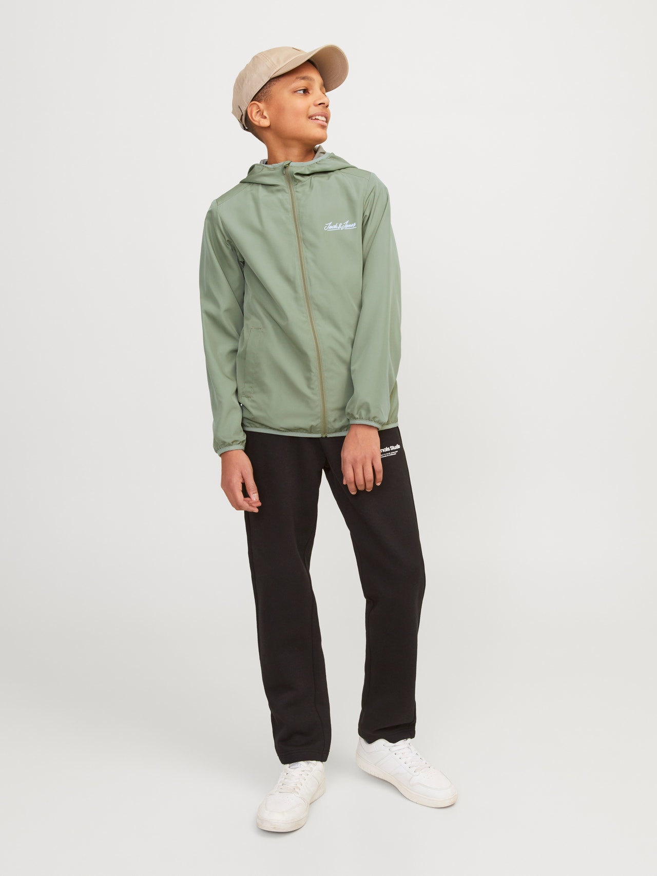 Jack & Jones Softshell dzseki Ifjúsági -Oil Green - 12249438