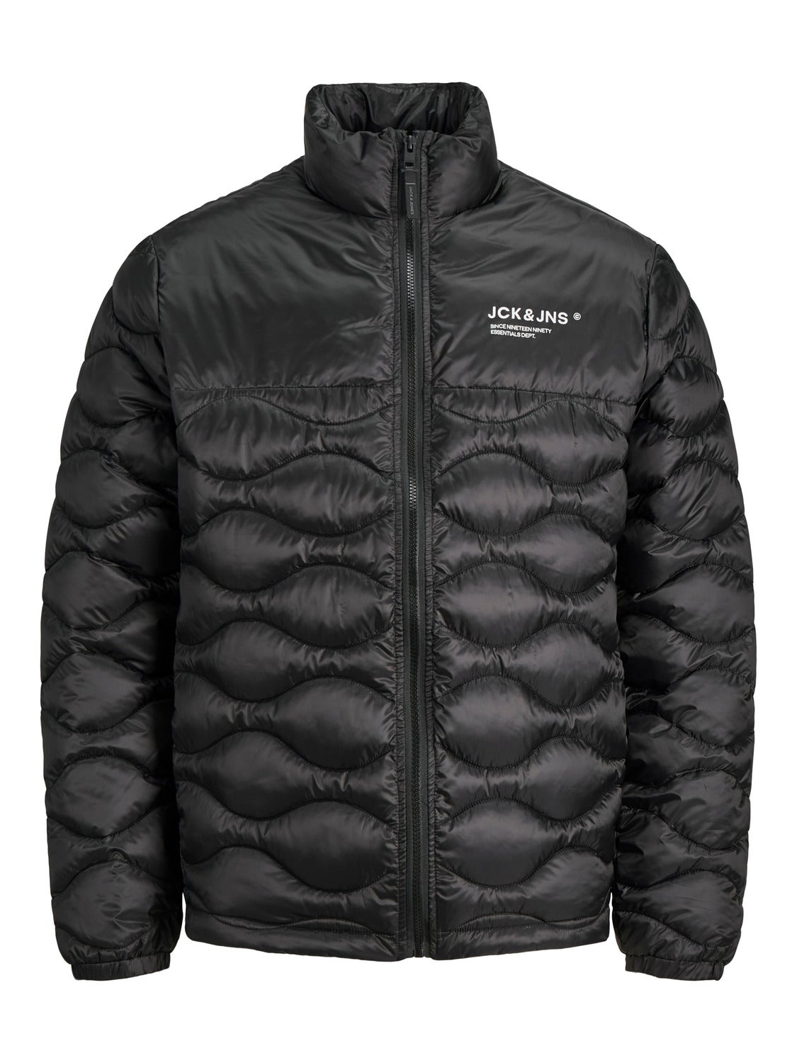 jackjones-pufferjacke-schwarz. 