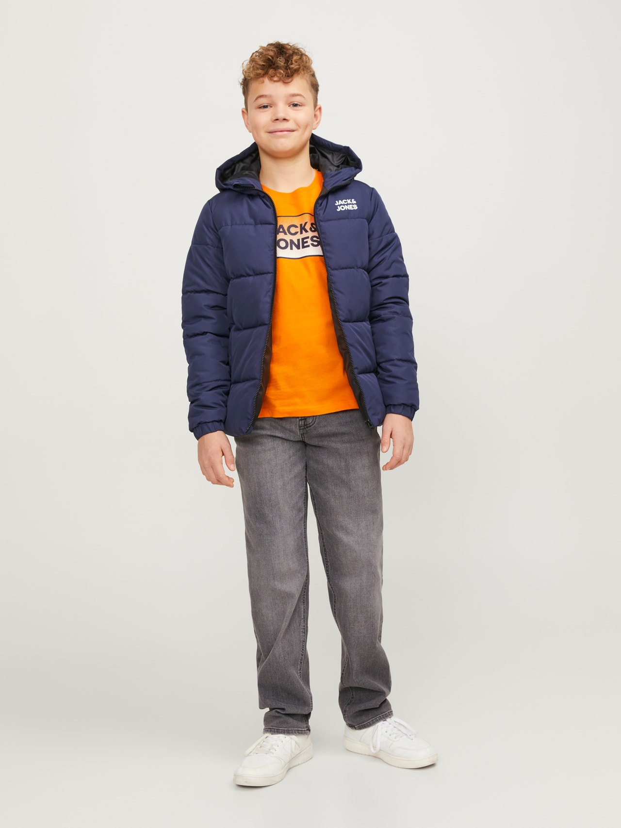 Jack & Jones Spausdintas raštas Marškinėliai For boys -Dark Cheddar - 12249633