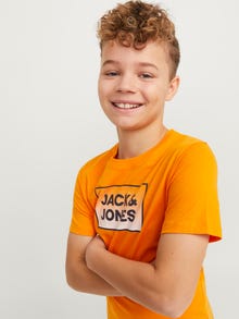 Jack & Jones Spausdintas raštas Marškinėliai For boys -Dark Cheddar - 12249633