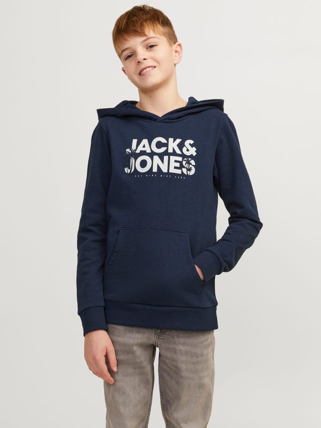 Jack & Jones Poikien Painettu Huppari - 12249676