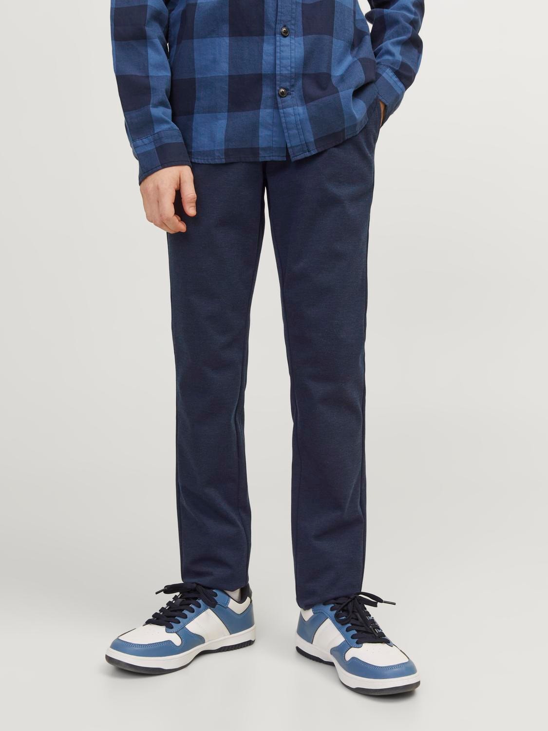 Jack & Jones Παντελόνι Slim Fit με στενή εφαρμογή Για αγόρια -Navy Blazer - 12249678