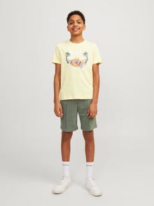 Jack & Jones Gedrukt T-shirt Voor jongens -French Vanilla - 12249732