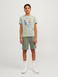 Jack & Jones Tryck T-shirt För pojkar -Desert Sage - 12249732