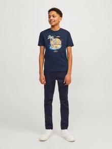 Jack & Jones Bedrukt T-shirt Voor jongens -Navy Blazer - 12249732