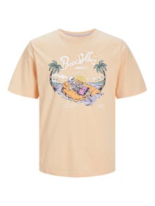 Jack & Jones Gedruckt T-shirt Für jungs -Apricot Ice  - 12249732