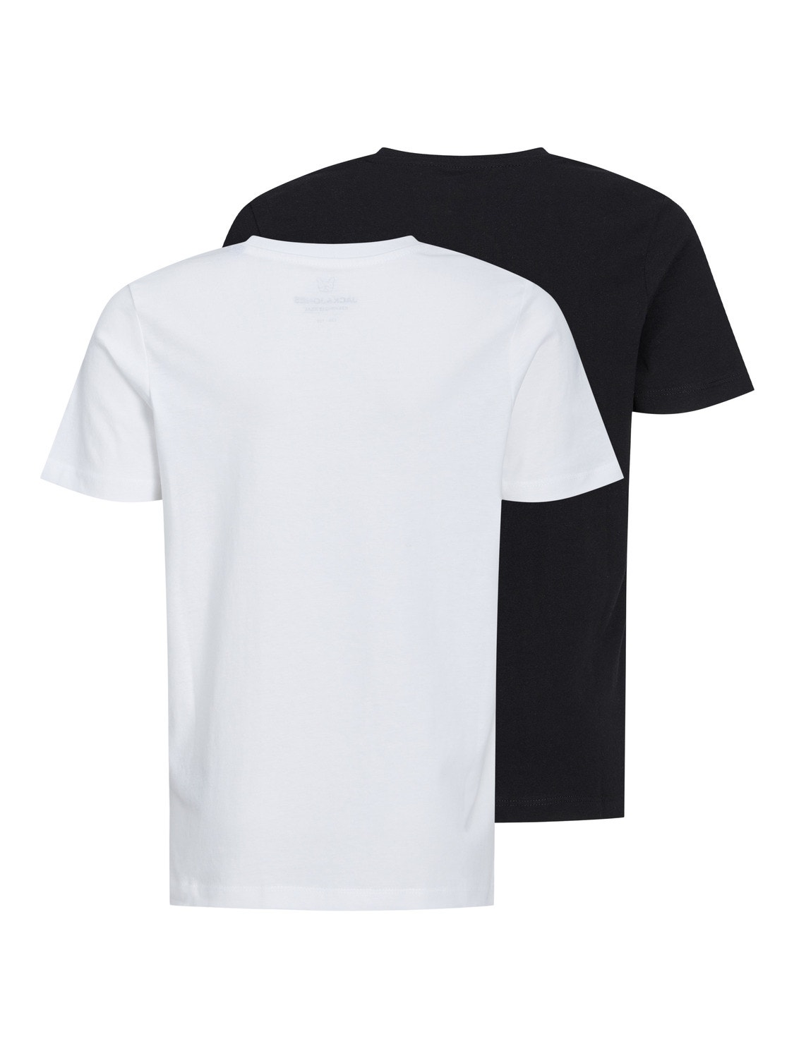 Jack & Jones 2-pakning Logo T-skjorte For gutter -Black - 12249848