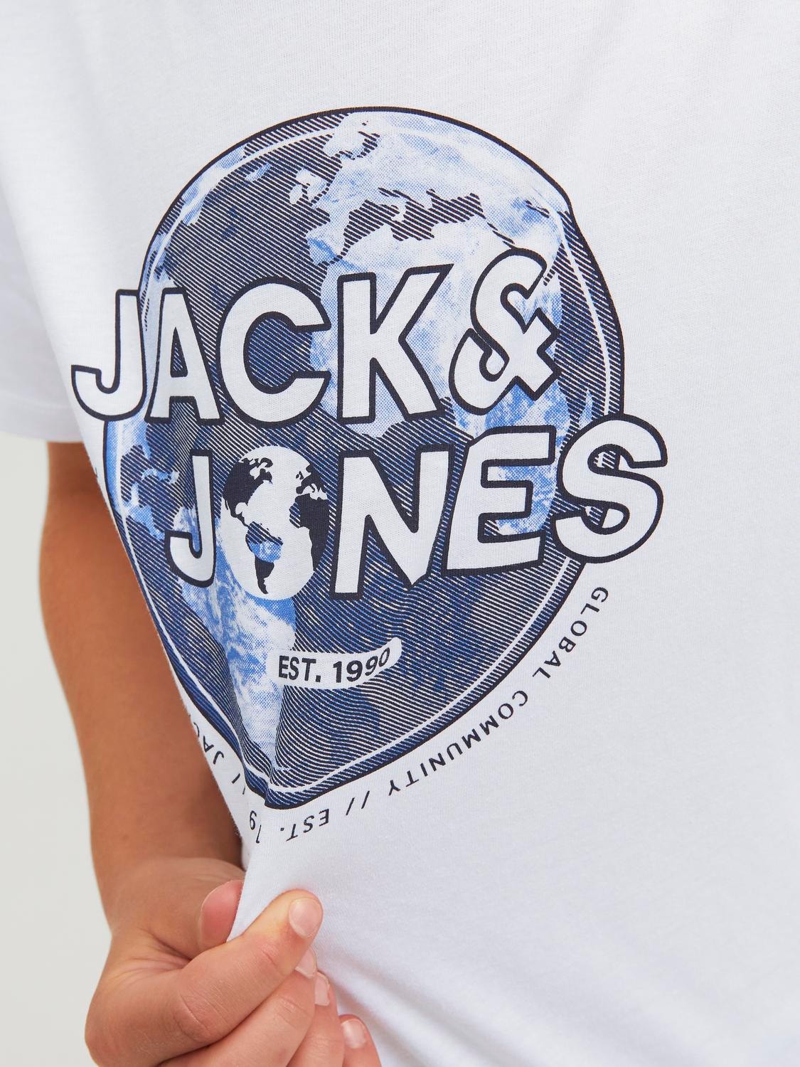 Jack & Jones 2-pakuotės Logotipas Marškinėliai For boys -Black - 12249848