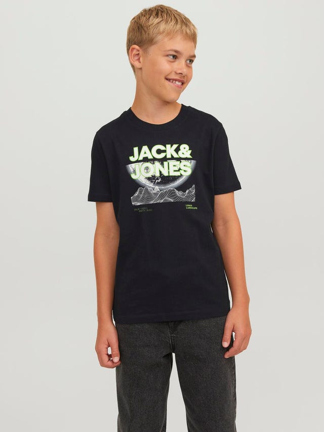 Jack & Jones 2-pak Z logo T-shirt Dla chłopców - 12249848