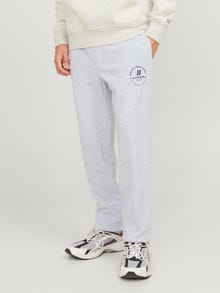 Jack & Jones Regular Fit Prakaituojančios kelnės -White Melange - 12249904