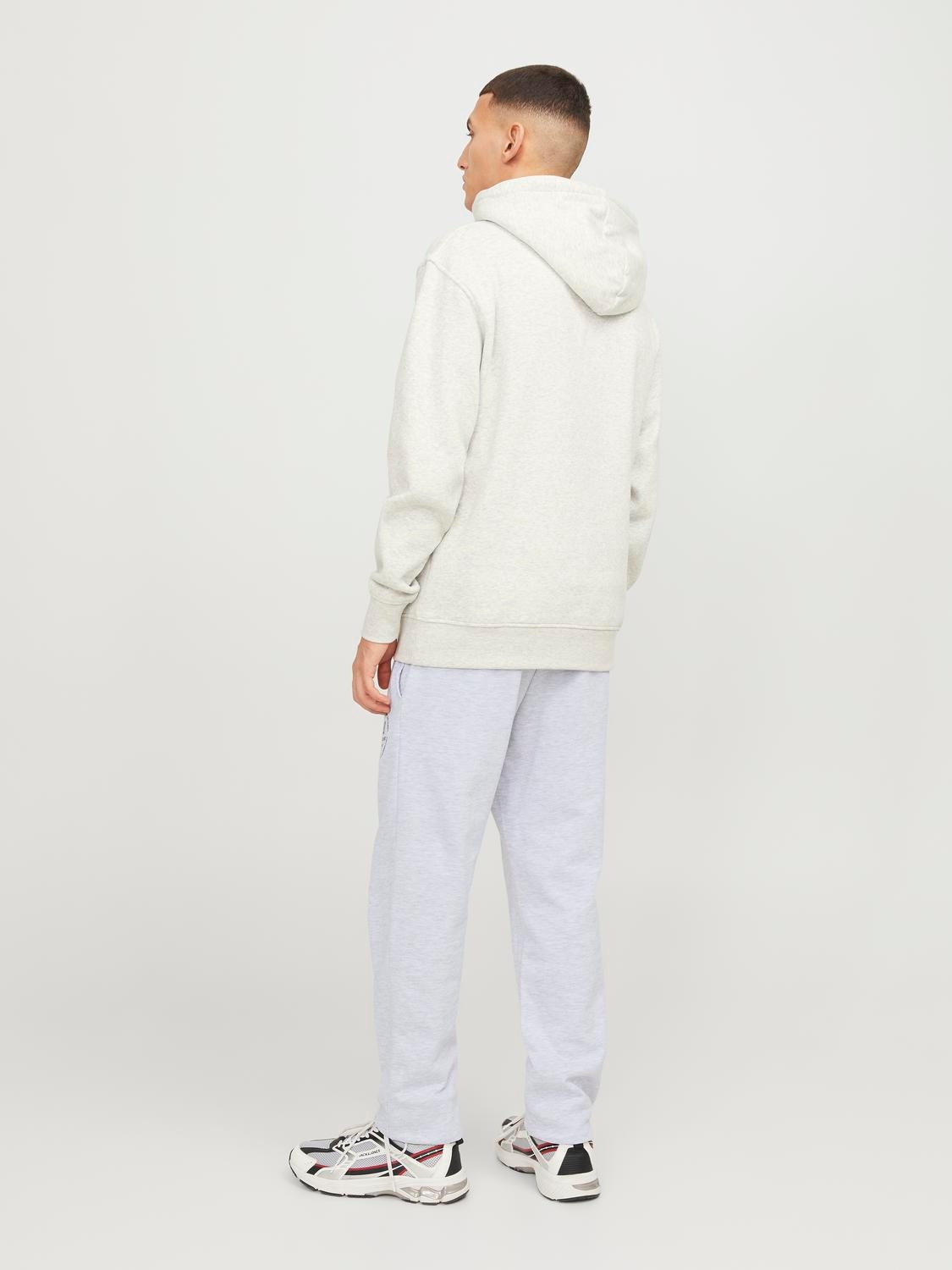 Jack & Jones Regular Fit Prakaituojančios kelnės -White Melange - 12249904