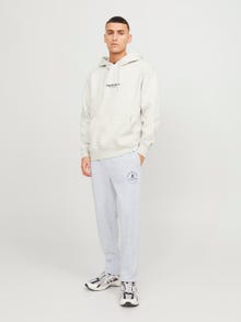 Jack & Jones Regular Fit Tepláky -White Melange - 12249904