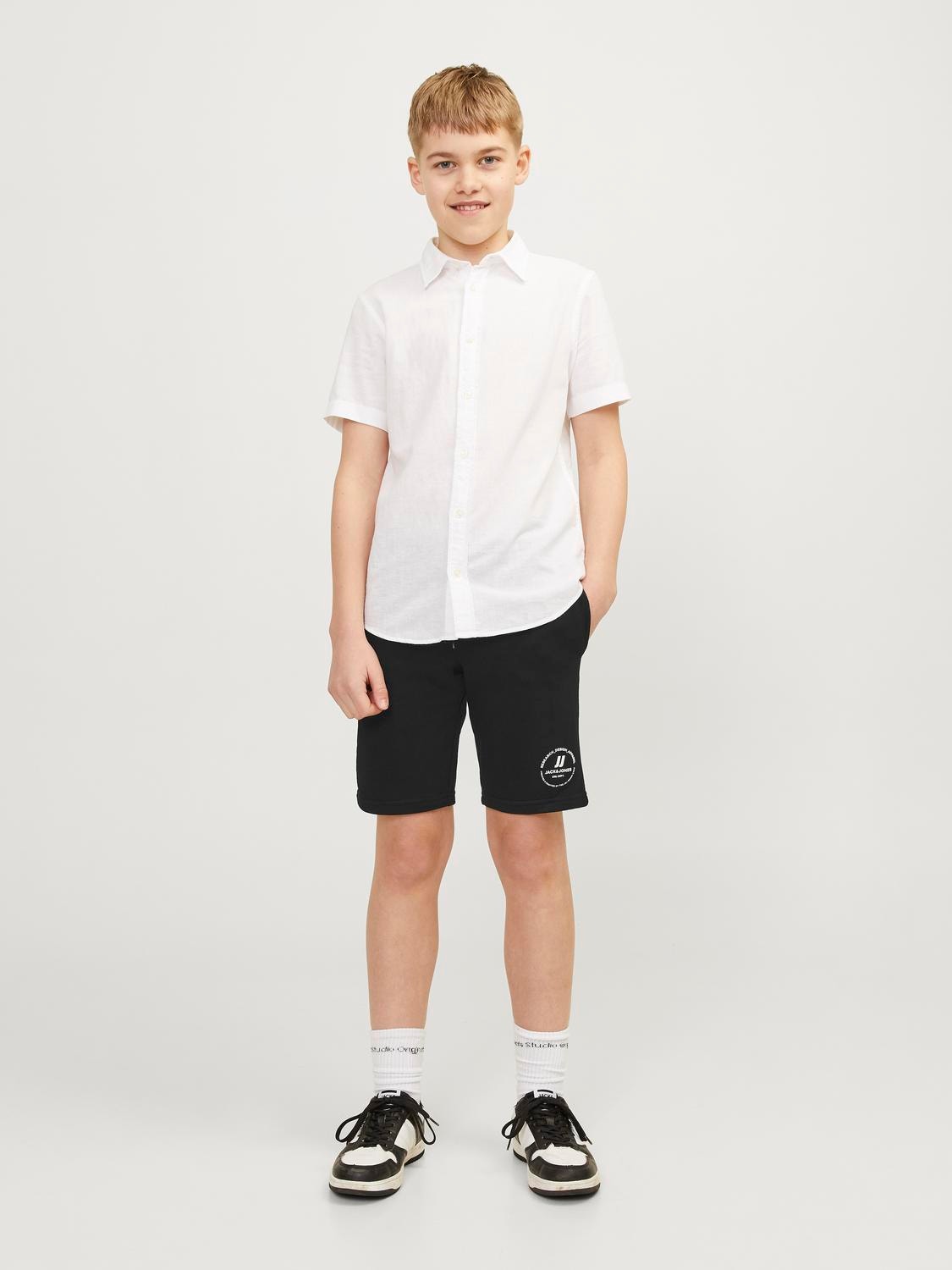 Jack & Jones Slim Fit Sweatshorts For gutter -Black - 12249966