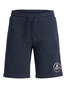 Jack & Jones Slim Fit Sweatshorts För pojkar -Navy Blazer - 12249966