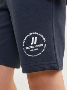 Jack & Jones Slim Fit Sweatshorts För pojkar -Navy Blazer - 12249966