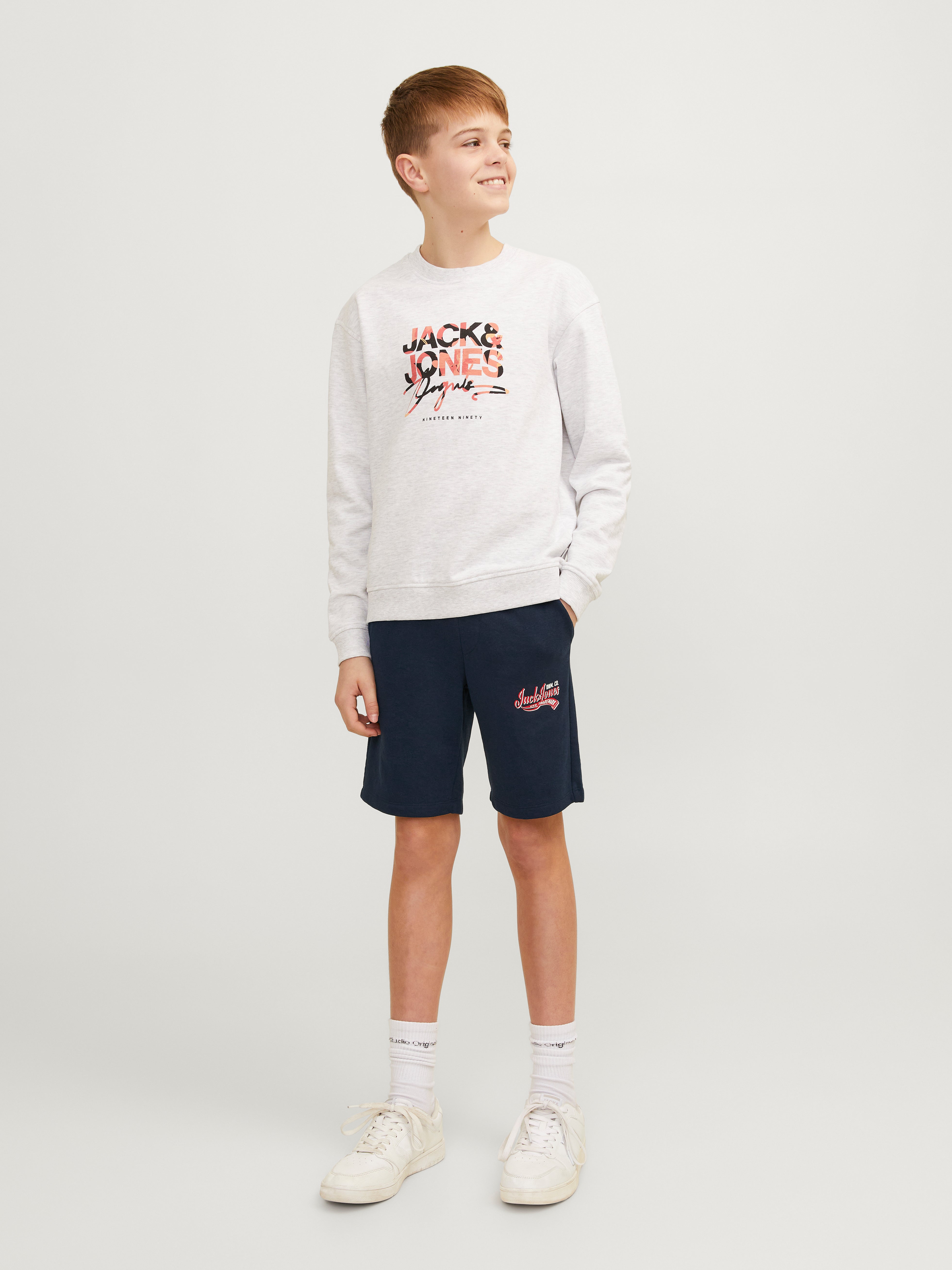 Slim Fit Sweatstof shorts Voor jongens