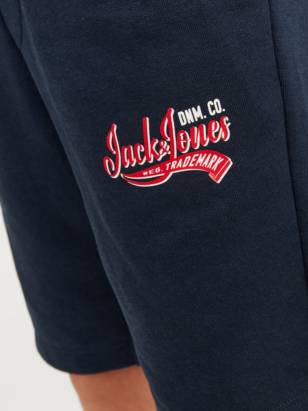 Jack & Jones Slim Fit Short en molleton Pour les garçons -Navy Blazer - 12249970