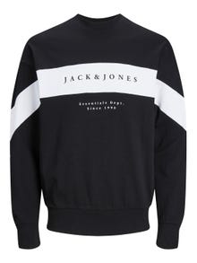 Jack & Jones Φούτερ με λαιμόκοψη -Black - 12249979