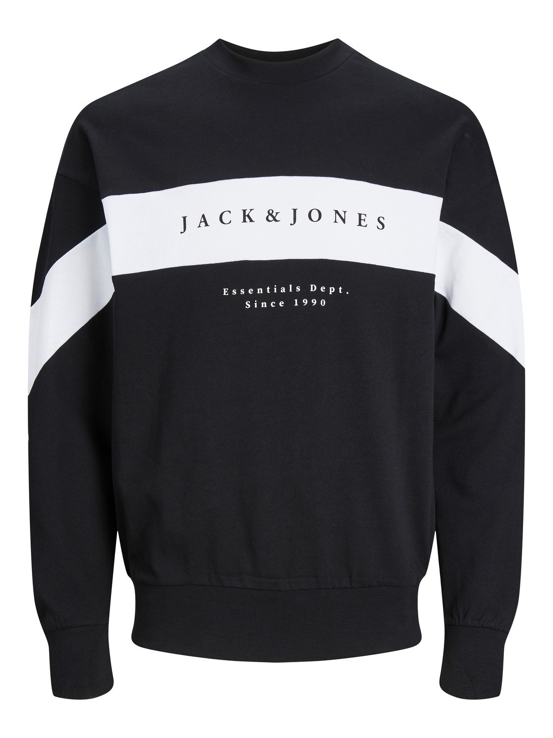 Jack & Jones Logo Pyöreäkauluksinen collegepaita -Black - 12249979