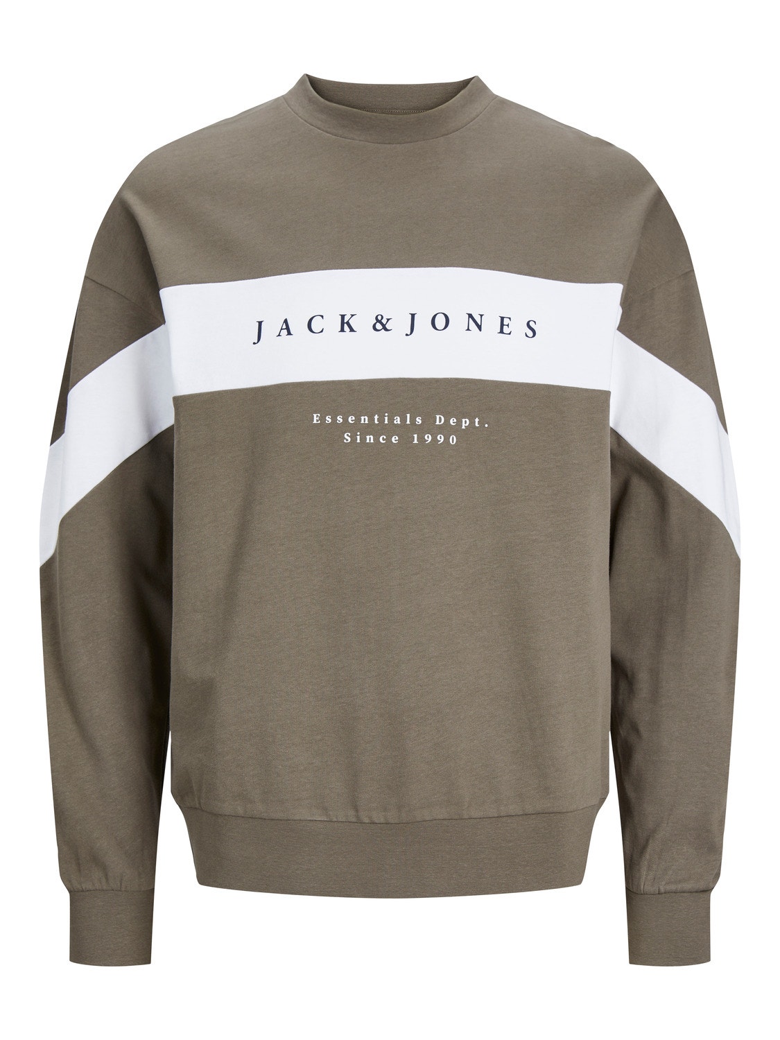 Jack & Jones Logo Crewn Neck Sweatshirt -Bungee Cord - 12249979