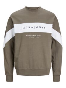 Jack & Jones Z logo Bluza z okrągłym dekoltem -Bungee Cord - 12249979