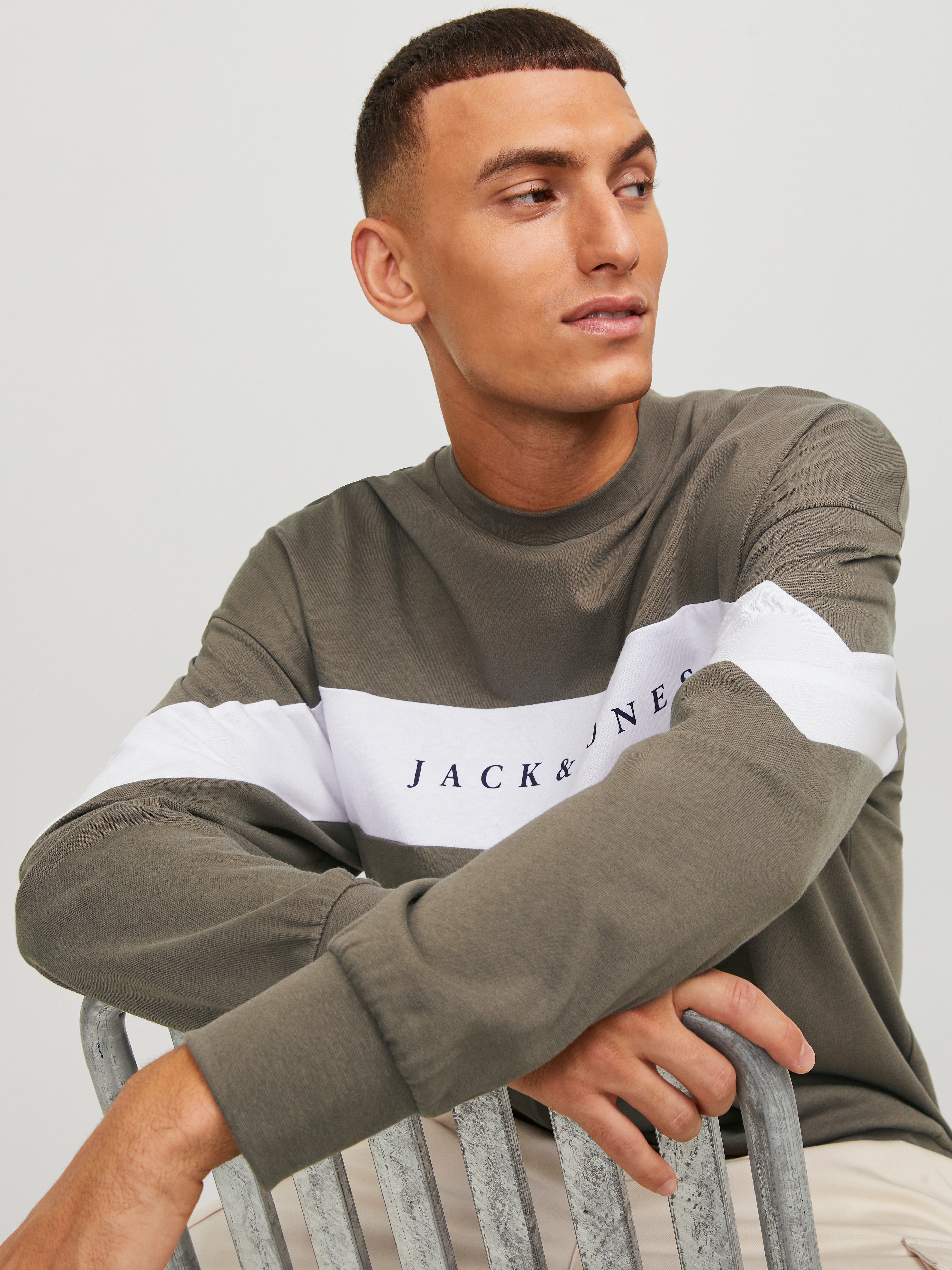 Jack & jones deals crew neck sweatshirt