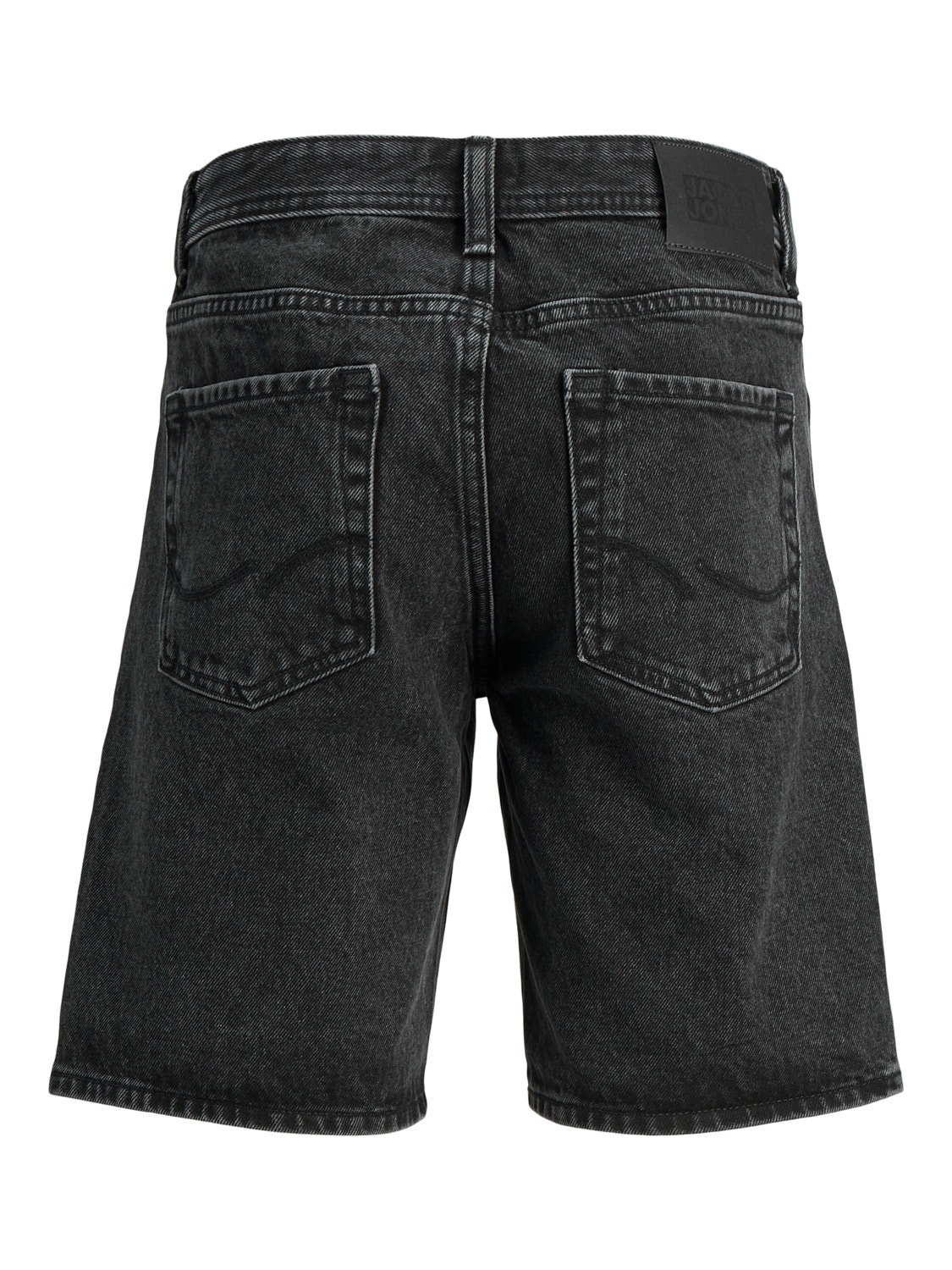 Jack & Jones Relaxed Fit Shorts med avslappet passform For gutter -Black Denim - 12250056