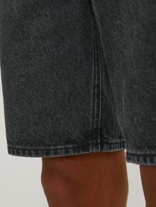 Jack & Jones Relaxed Fit Shorts med avslappet passform For gutter -Black Denim - 12250056