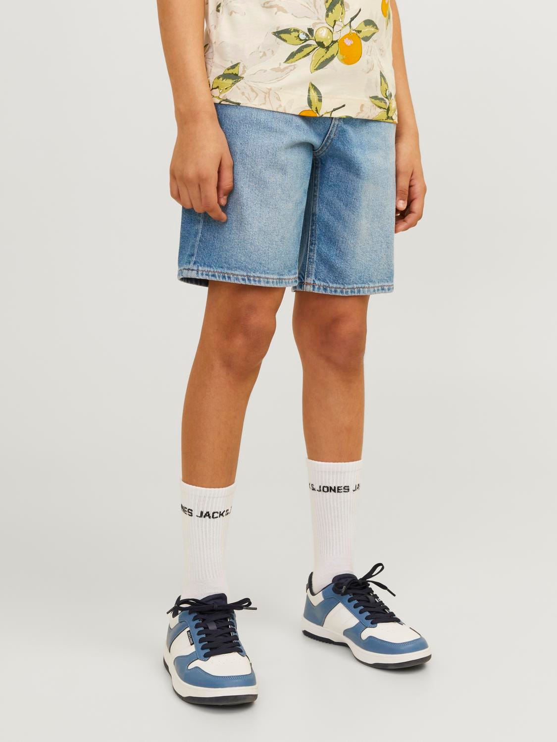 Jack & Jones Relaxed Fit Jeans-Shorts Für jungs -Blue Denim - 12250057