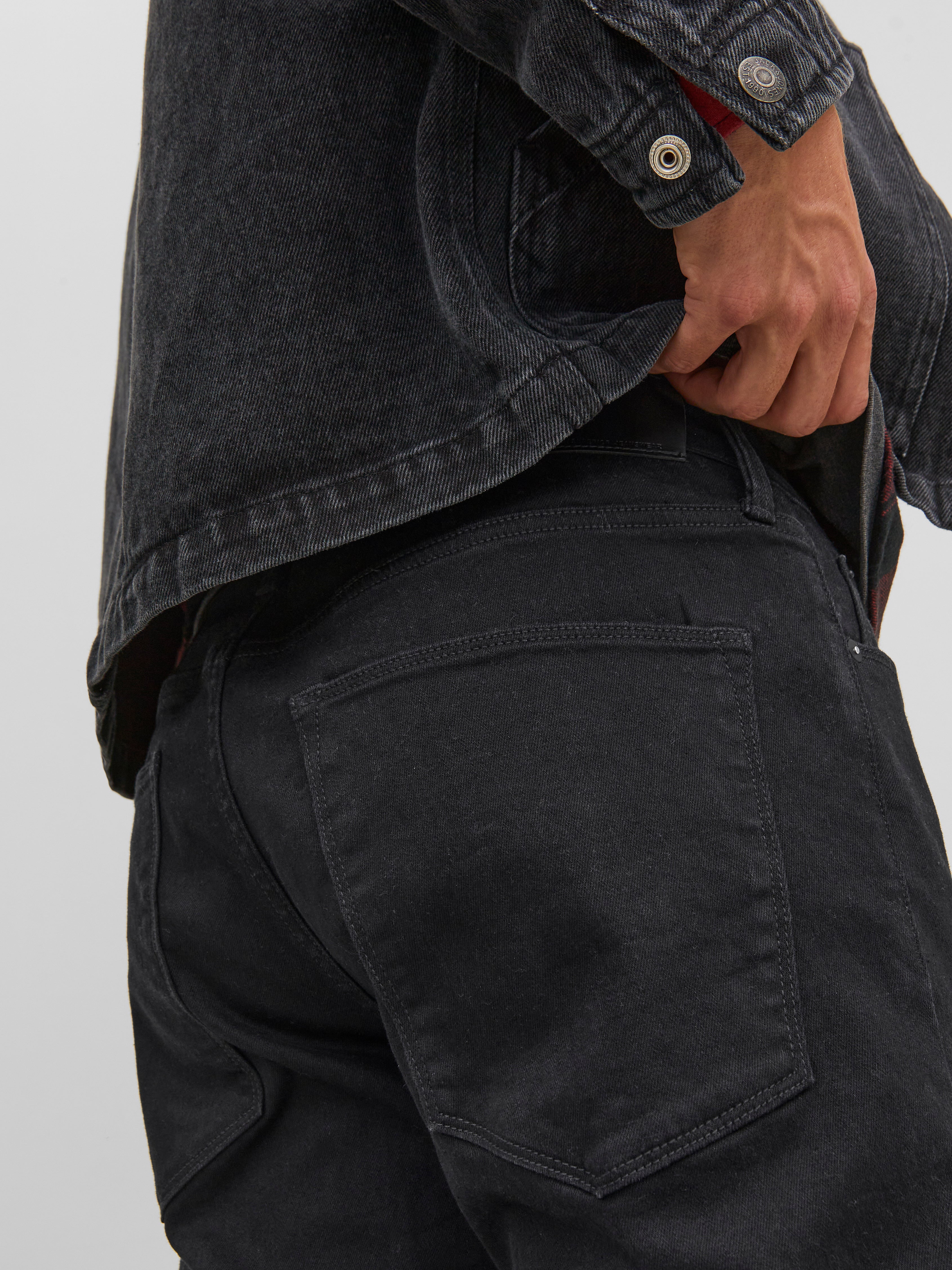 JJICLARK JJEVAN GE 598 Regular fit jeans | Black | Jack & Jones®