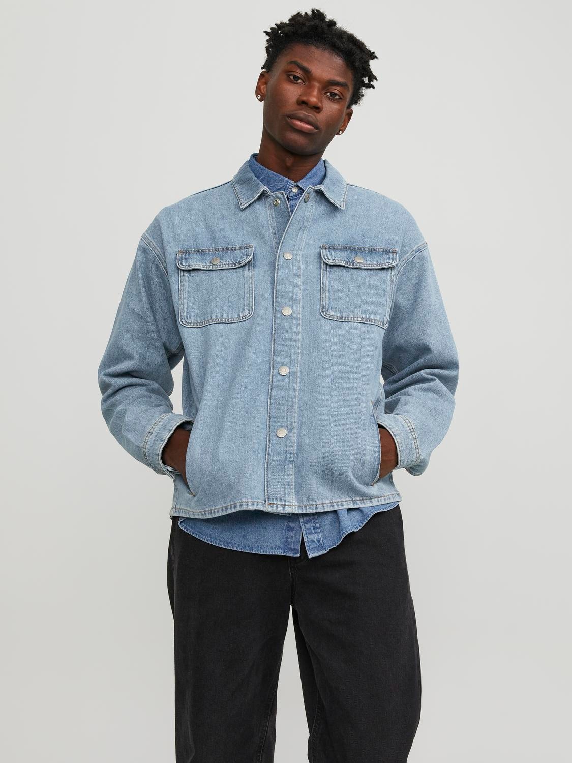 Jack & Jones Loose Fit Húzóka -Blue Denim - 12250086