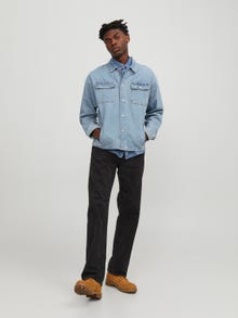 Jack & Jones Loose Fit Převlékací košile -Blue Denim - 12250086