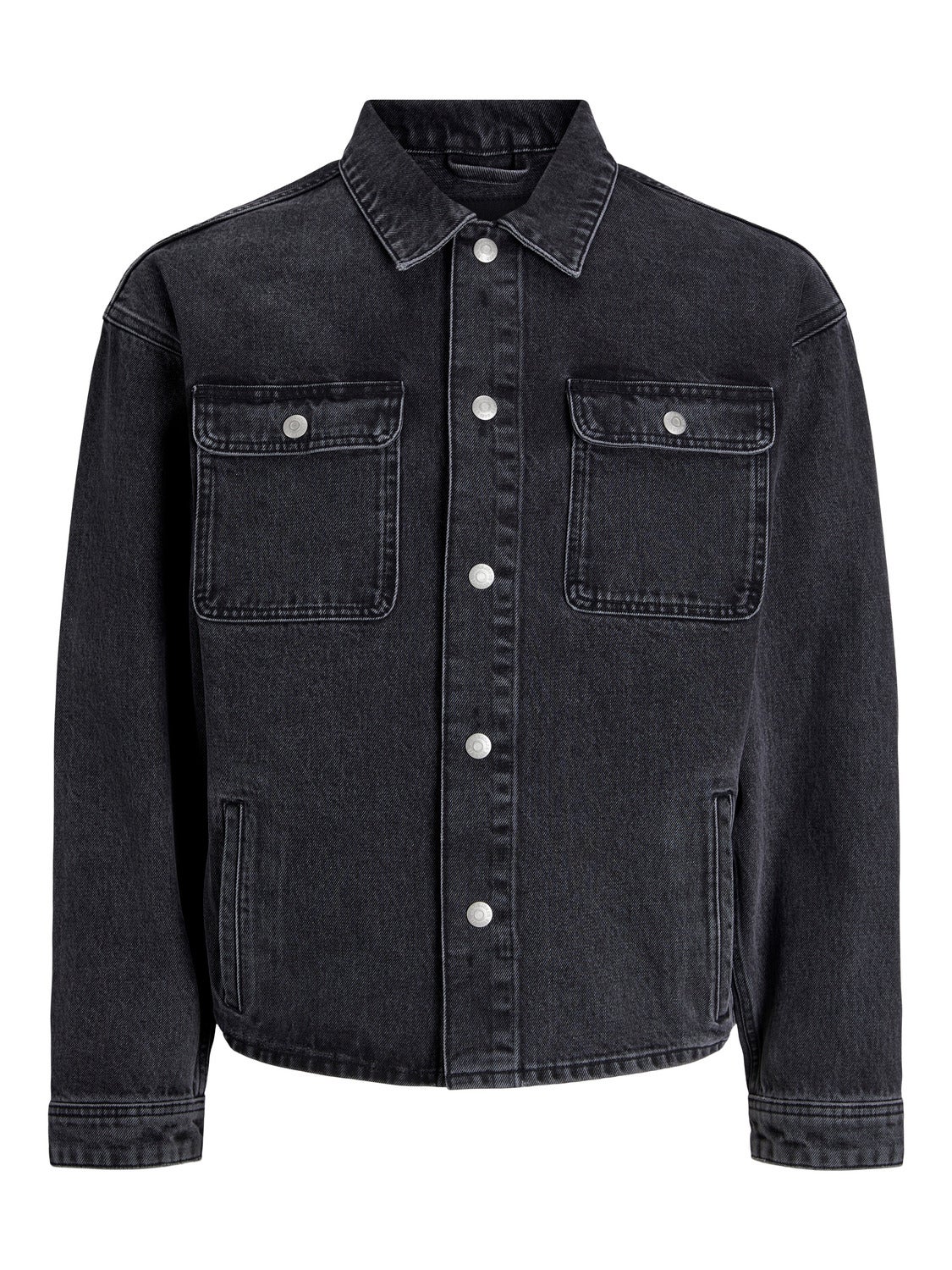 Jack and jones 2024 black denim jacket