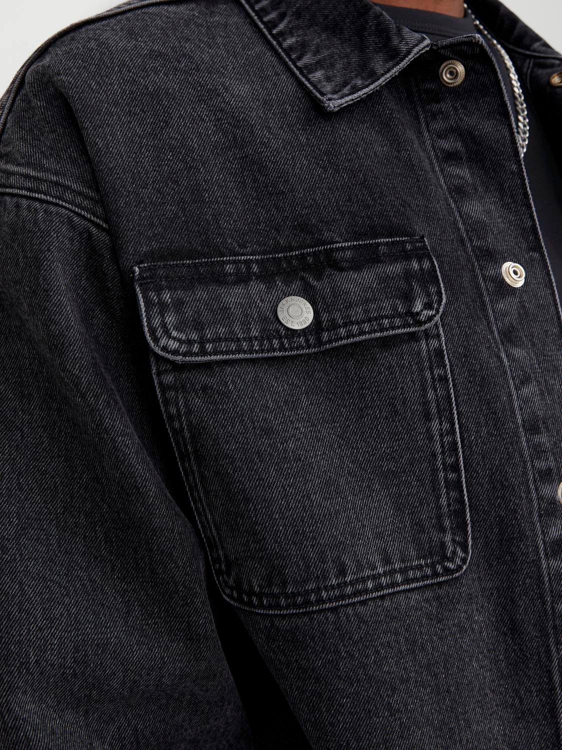 Jack & Jones Giacca camicia Loose Fit -Black Denim - 12250089
